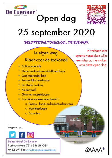 Opendag! 25 september